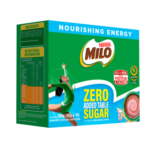 Milo Zero Added Table Sugar Low Sugar Healthy Drink